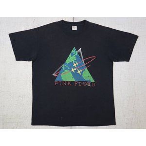 Vintage 1987 Pink Floyd Momentary Lapse of Reason World Tour T Shirt Size XL 80s